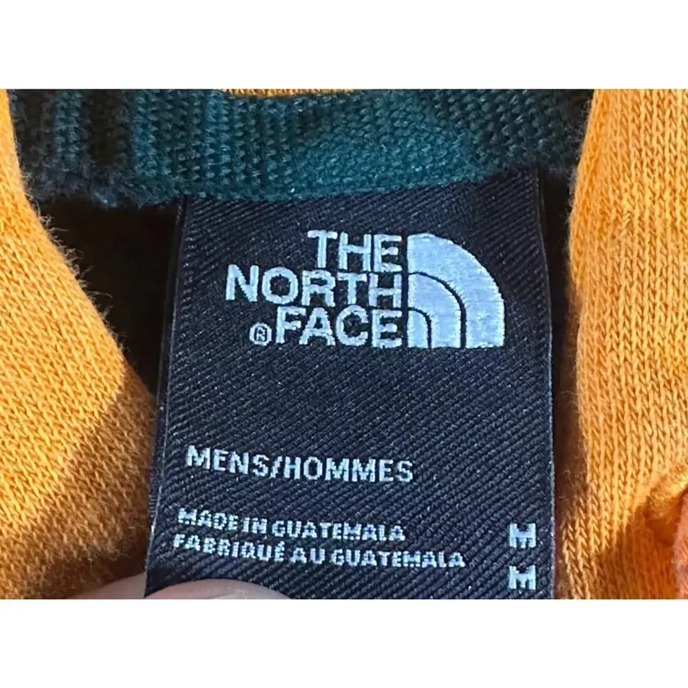 The North Face Men's Color Block Pullover Hoodie Hoody Green Combo - Picture 7 of 9